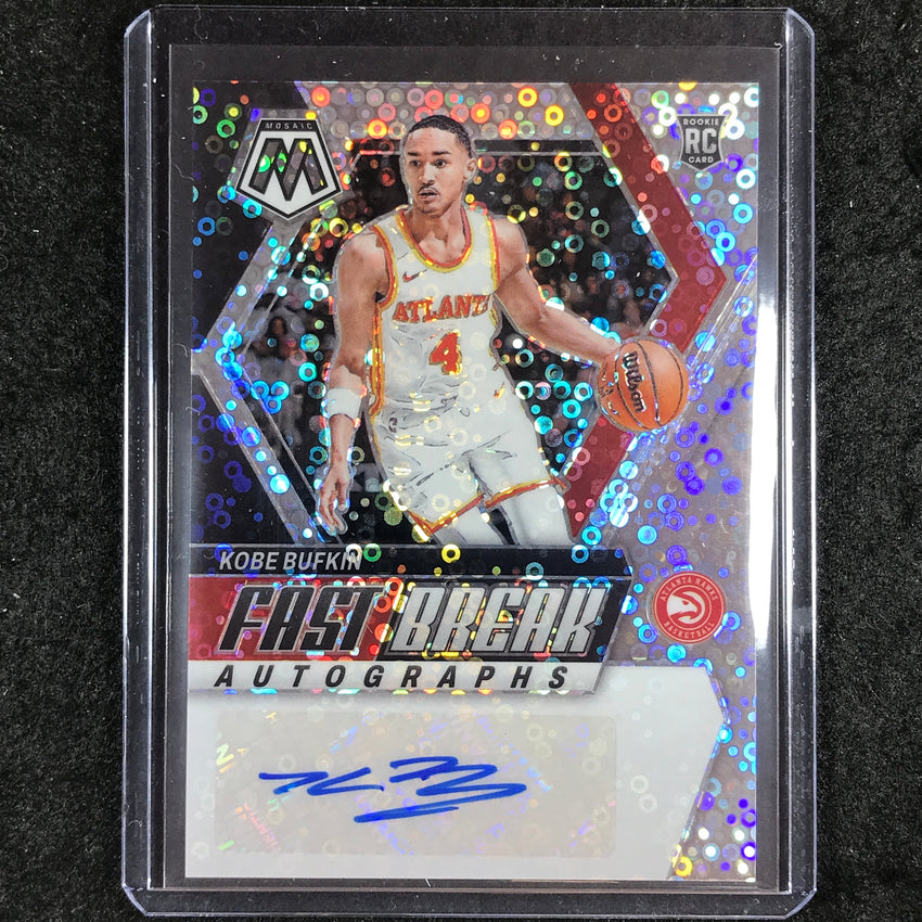 2023-24 Mosaic KOBE BUFKIN Fast Break Rookie Autographs Base #BUF