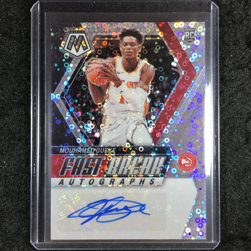 2023-24 Mosaic MOUHAMED GUEYE Fast Break Rookie Autographs Base #GUE