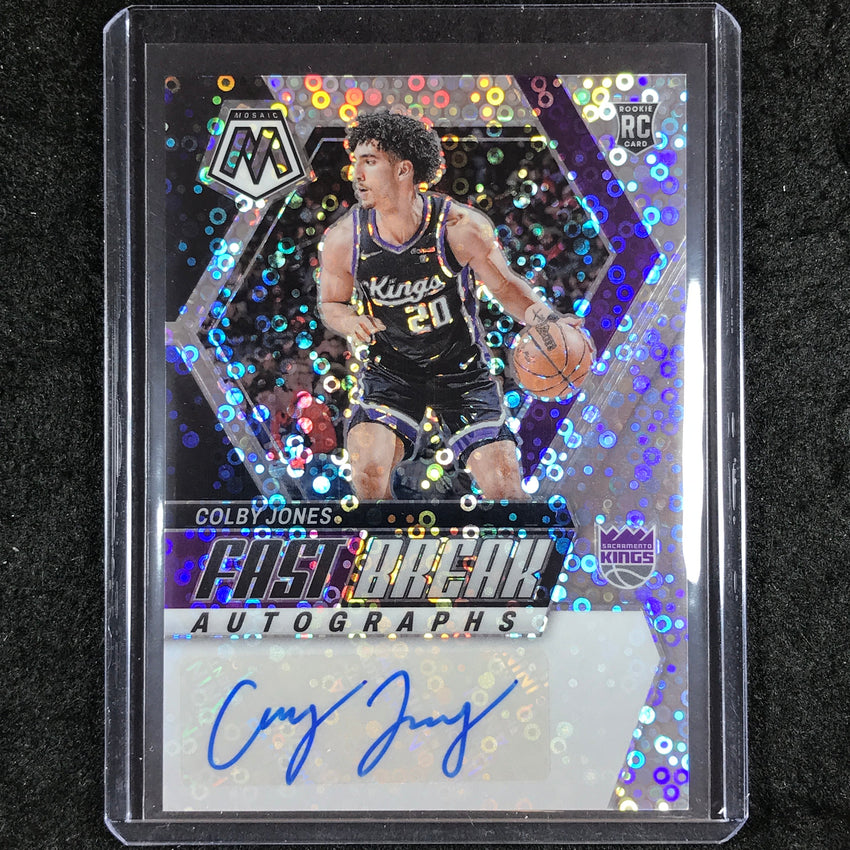 2023-24 Mosaic COLBY JONES Fast Break Rookie Autographs Base #JNE