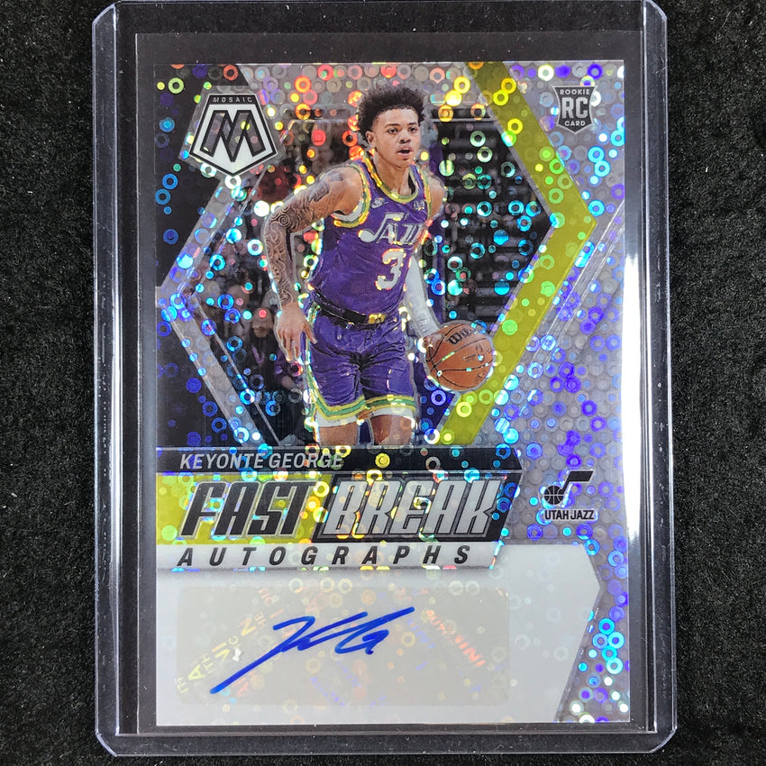 2023-24 Mosaic KEYONTE GEORGE Fast Break Rookie Autographs Base #KEY