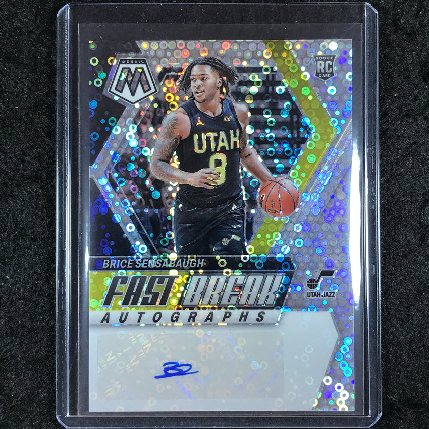 2023-24 Mosaic BRICE SENSABAUGH Fast Break Rookie Autographs Base #SEN