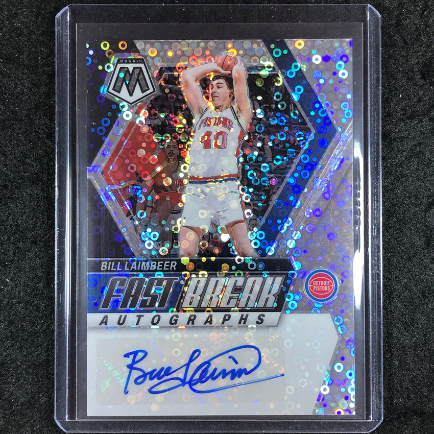 2023-24 Mosaic BILL LAIMBEER Fast Break Autographs Base #BIL