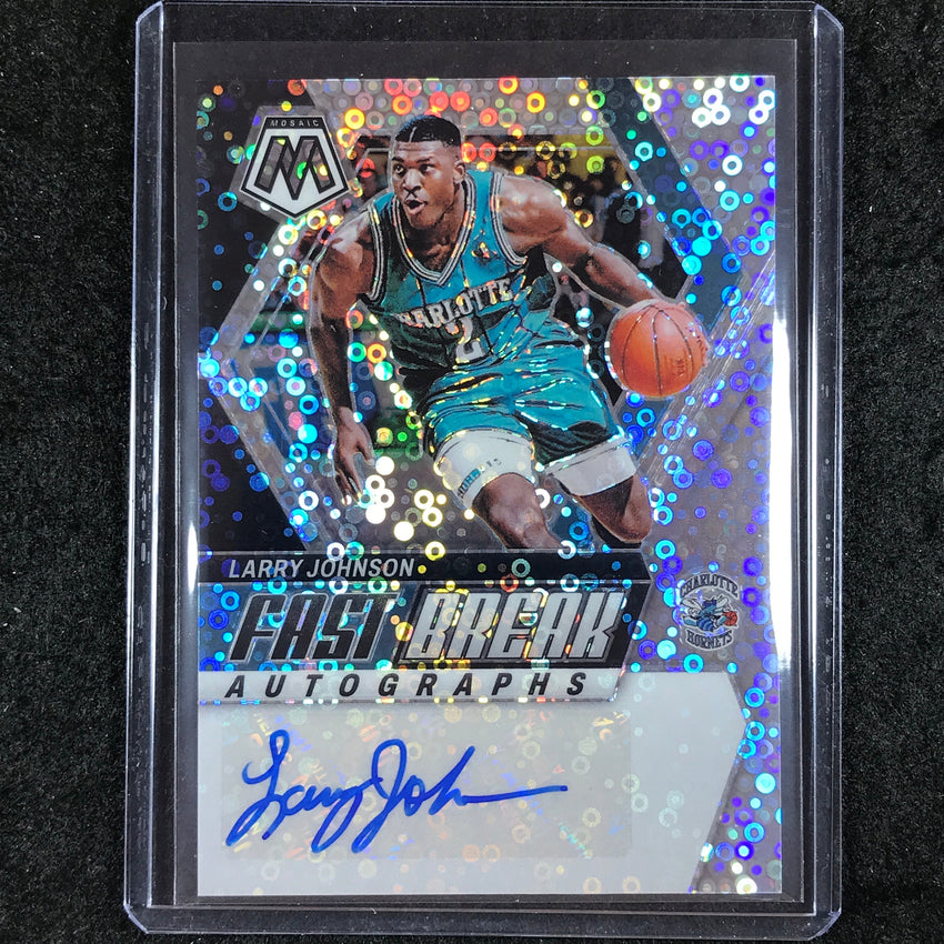 2023-24 Mosaic LARRY JOHNSON Fast Break Autographs Base #LAR