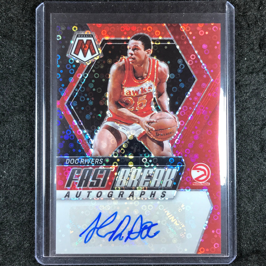 2023-24 Mosaic DOC RIVERS Fast Break Autographs Red 9/49