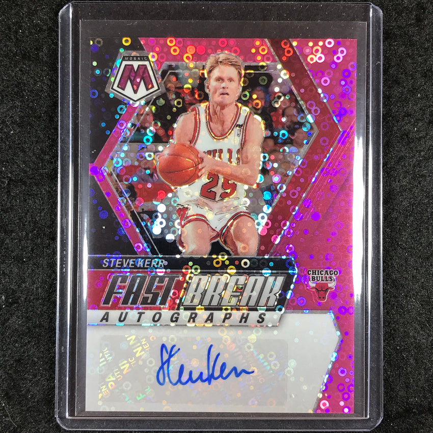 2023-24 Mosaic STEVE KERR Fast Break Autographs Pink 2/15