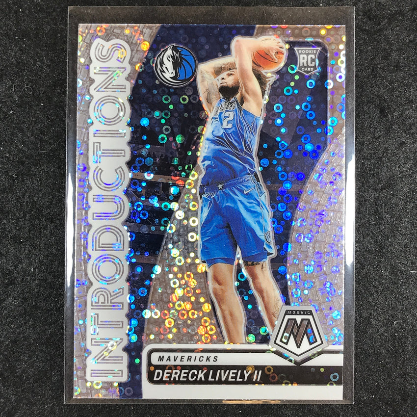 2023-24 Mosaic DERECK LIVELY II Introductions Rookie Fast Break #1