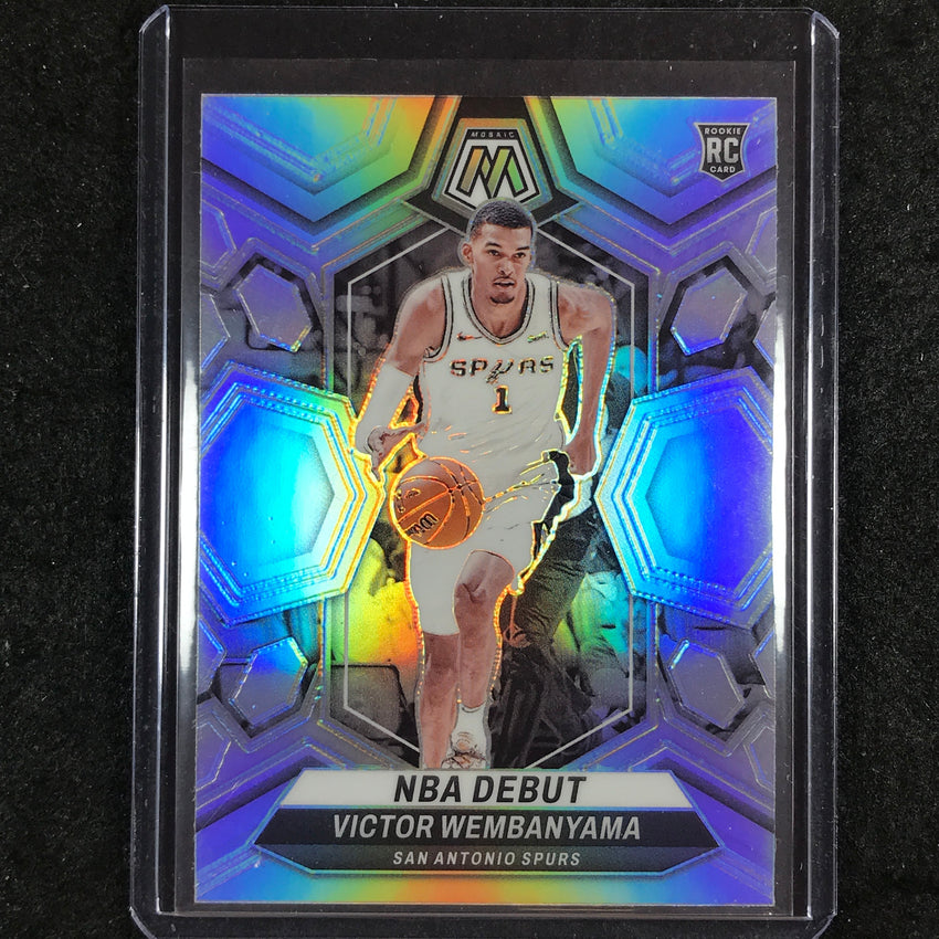 2023-24 Mosaic VICTOR WEMBANYAMA Rookie NBA Debut Base Silver #257