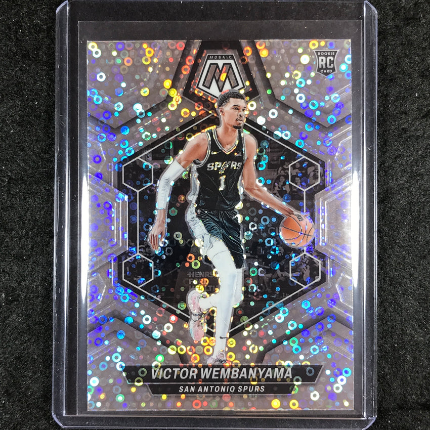 2023-24 Mosaic VICTOR WEMBANYAMA Rookie Fast Break Silver Disco #238