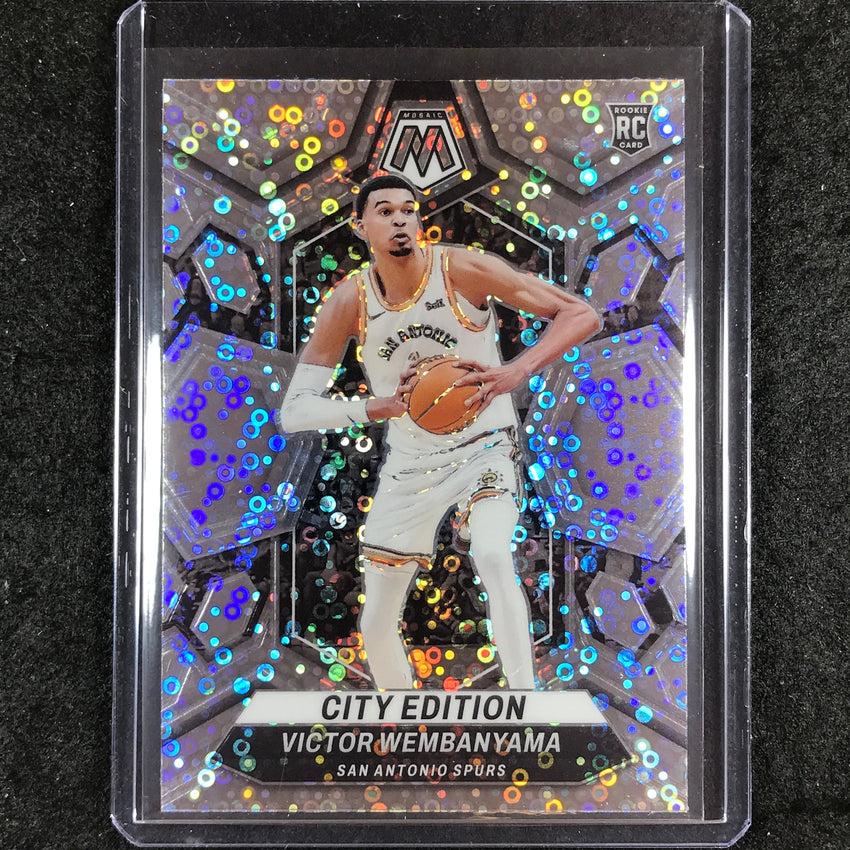 2023-24 Mosaic VICTOR WEMBANYAMA Rookie City Edition Fast Break Silver #282