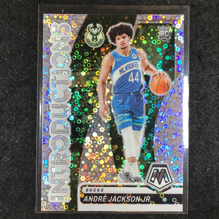 2023-24 Mosaic ANDRE JACKSON JR. Introductions Rookie Fast Break #7