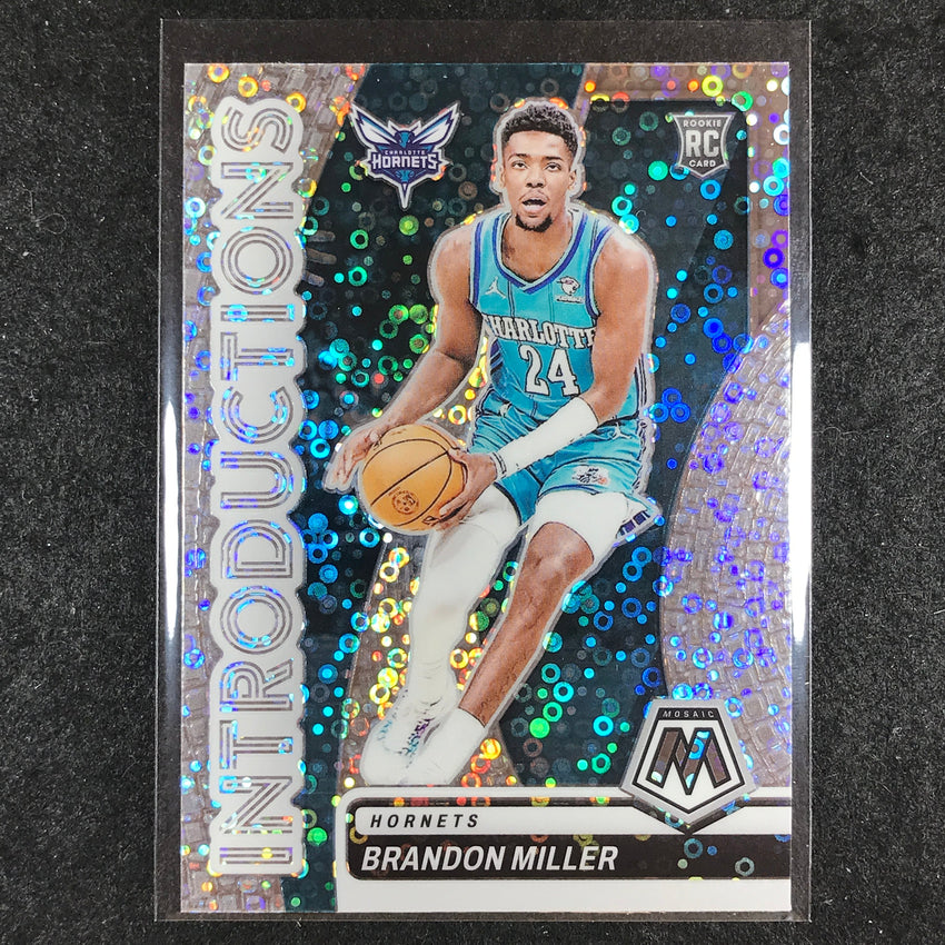 2023-24 Mosaic BRANDON MILLER Introductions Rookie Fast Break #13