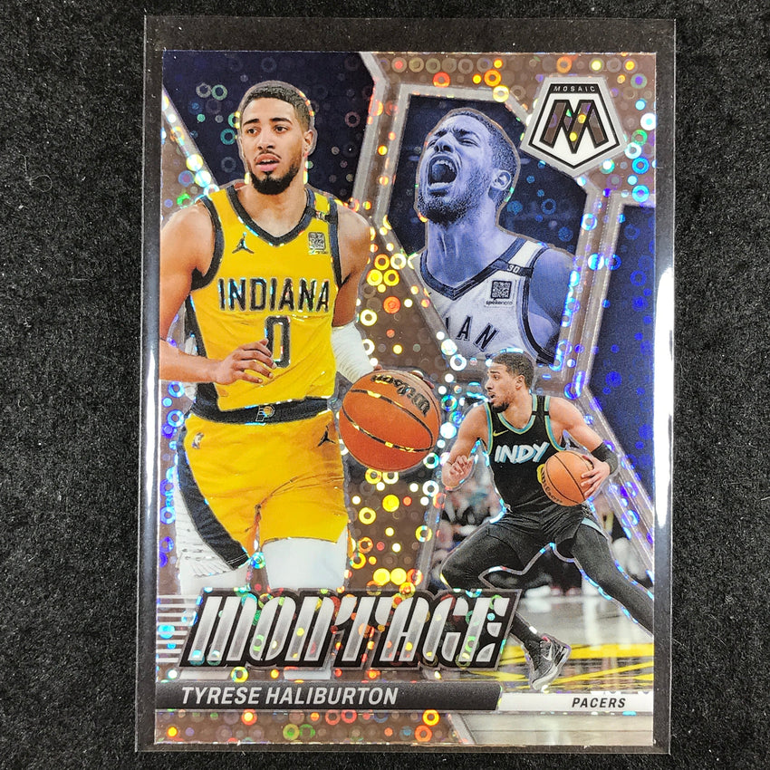 2023-24 Mosaic TYRESE HALIBURTON Montage Fast Break #20