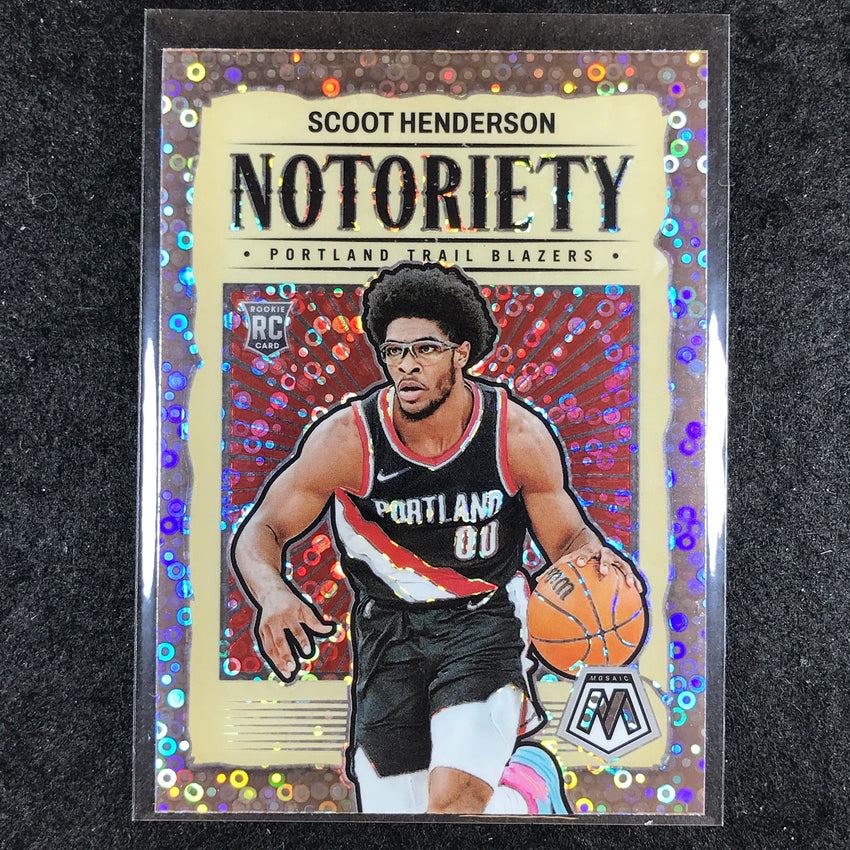 2023-24 Mosaic SCOOT HENDERSON Notoriety Rookie Fast Break #4