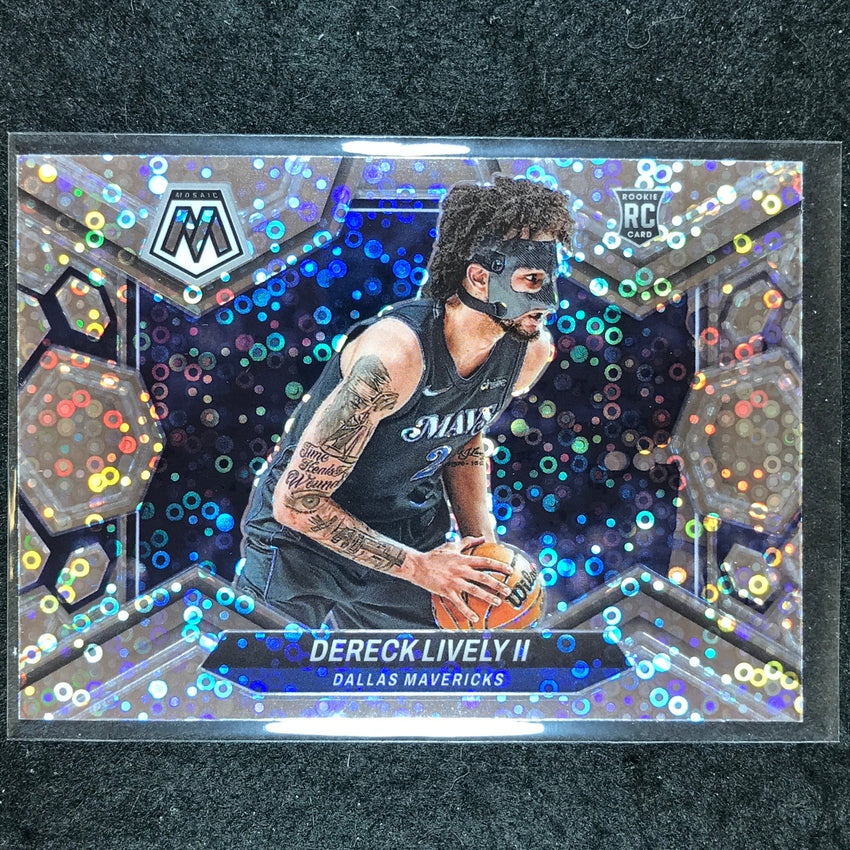 2023-24 Mosaic DERECK LIVELY II Rookie Variations Fast Break #248