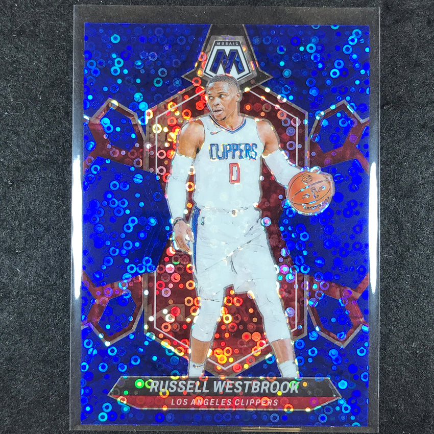 2023-24 Mosaic RUSSELL WESTBROOK Base Blue Fast Break 53/85 #19