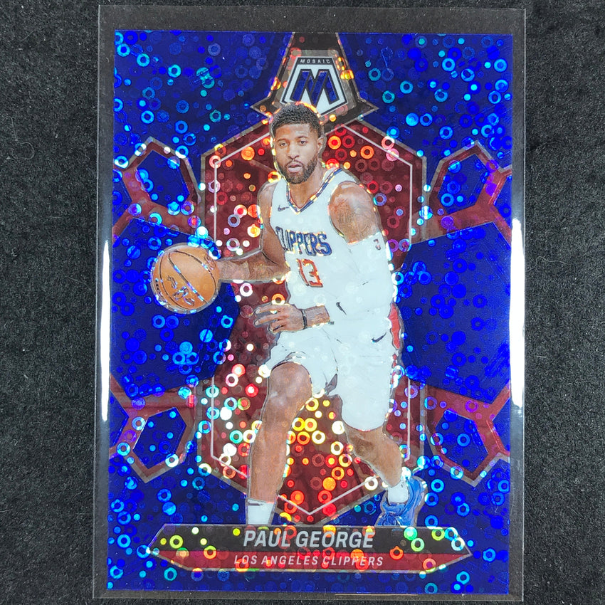 2023-24 Mosaic PAUL GEORGE Base Blue Fast Break 54/85 #50