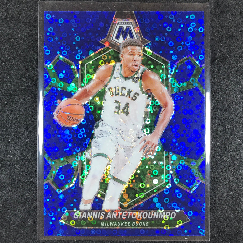 2023-24 Mosaic GIANNIS ANTETOKOUNMPO Base Blue Fast Break 53/85 #77