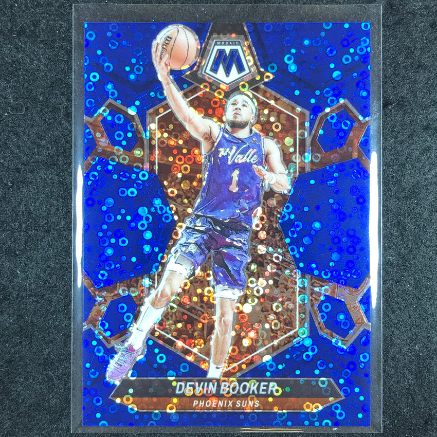2023-24 Mosaic DEVIN BOOKER Base Blue Fast Break 7/85 #125