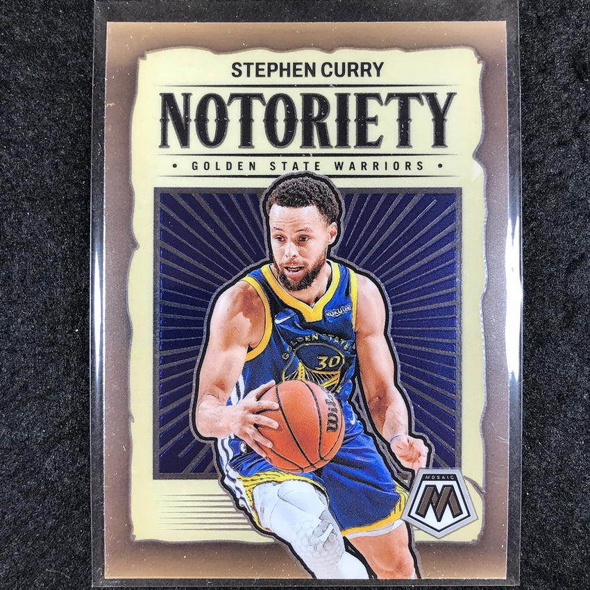 2023-24 Mosaic STEPHEN CURRY Notoriety Base #2