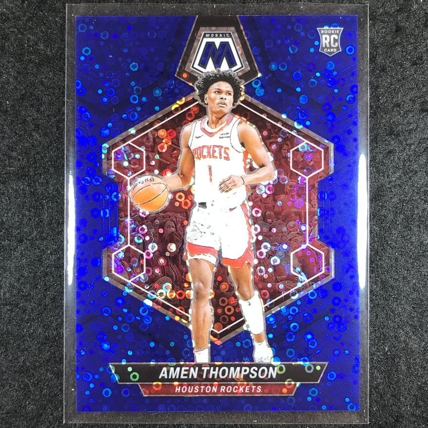 2023-24 Mosaic AMEN THOMPSON Rookie Base Blue Fast Break 30/85 #230