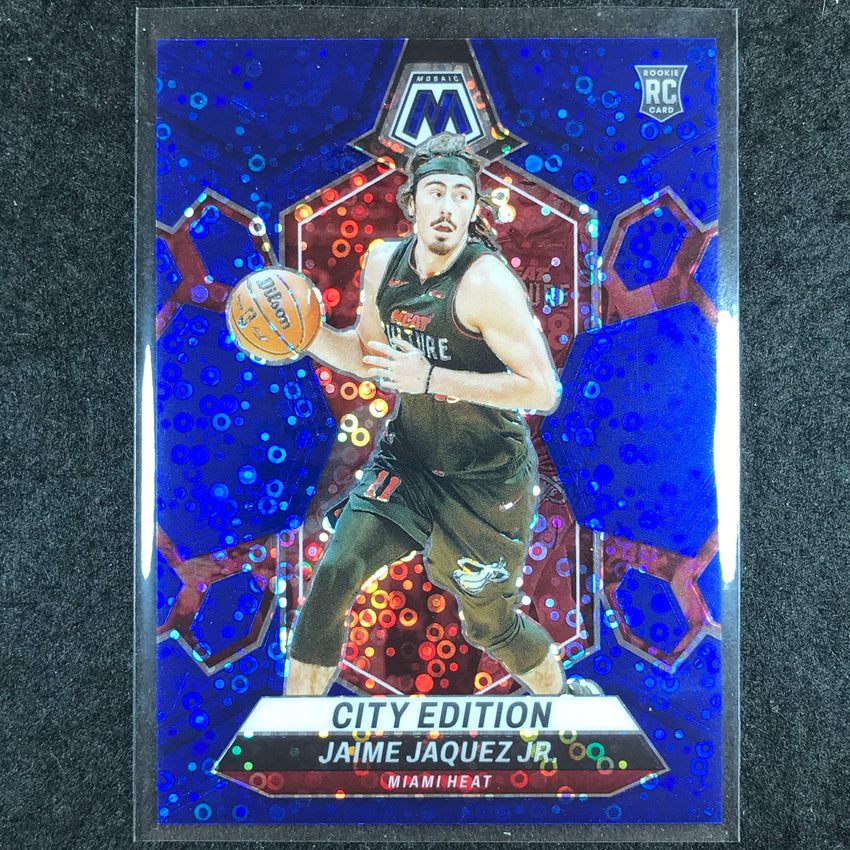2023-24 Mosaic JAIME JAQUEZ JR. Rookie City Edition Blue Fast Break 2/85 #280