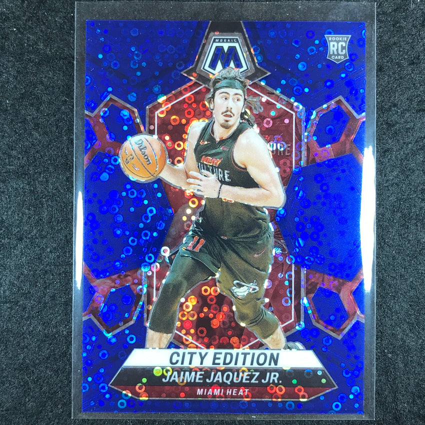 2023-24 Mosaic JAIME JAQUEZ JR. Rookie City Edition Blue Fast Break 25/85 #280