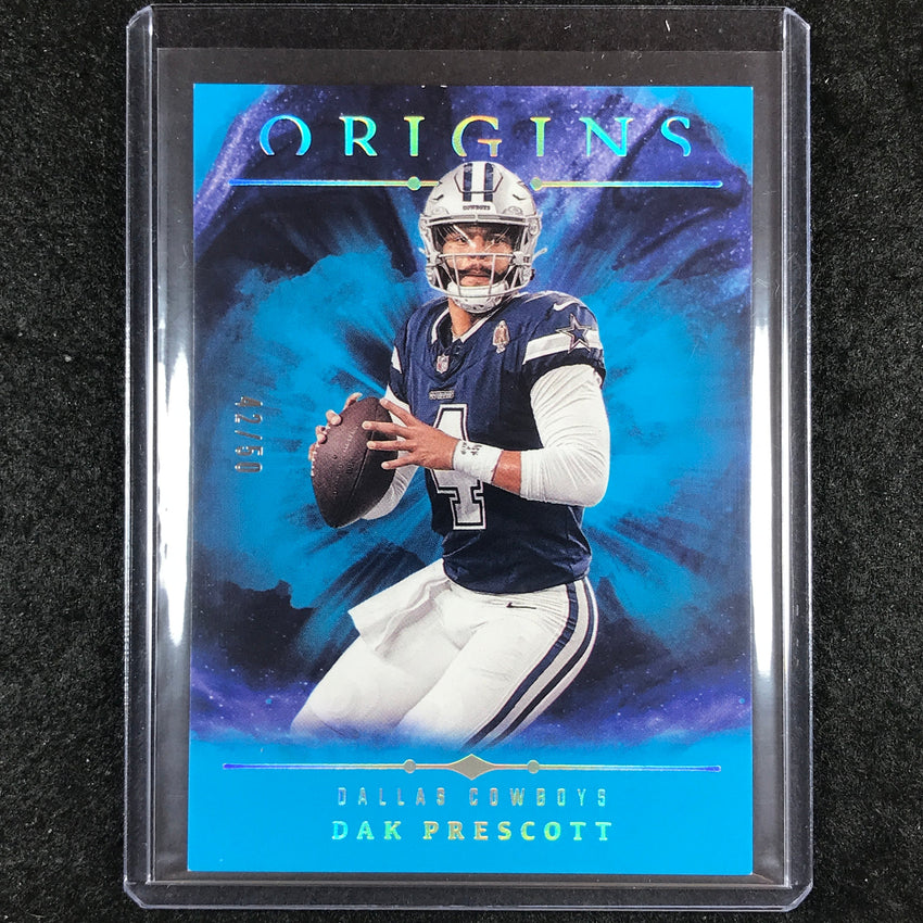 2024 Origins Football DAK PRESCOTT Base Turquoise 42/50 #45