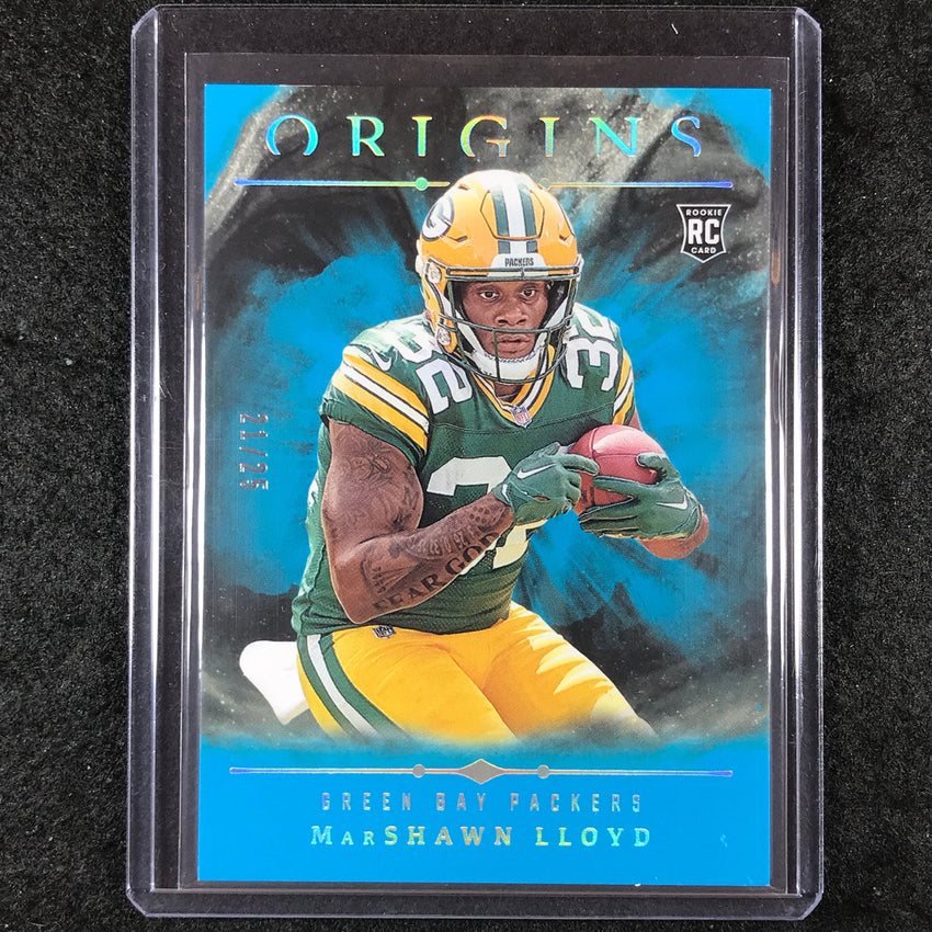 2024 Origins Football MARSHAWN LLOYD Rookie Base Turquoise 21/25 #112