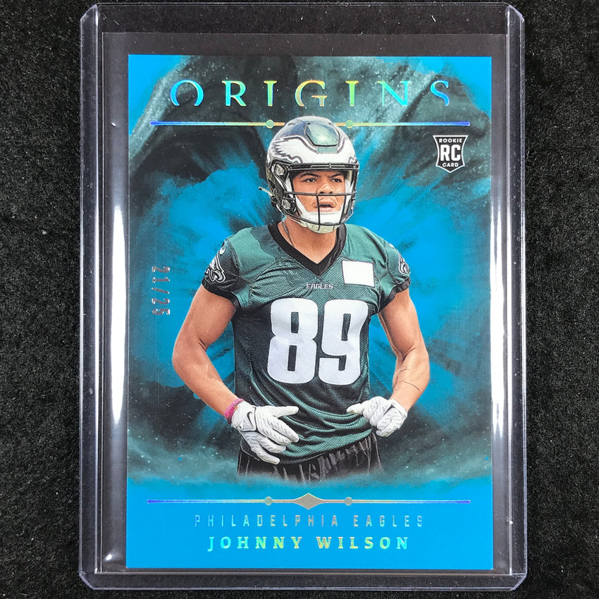 2024 Origins Football JOHNNY WILSON Rookie Base Turquoise 21/25 #135