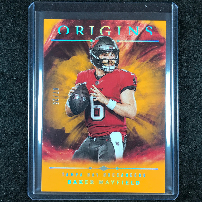 2024 Origins Football BAKER MAYFIELD Base Gold 7/25 #15