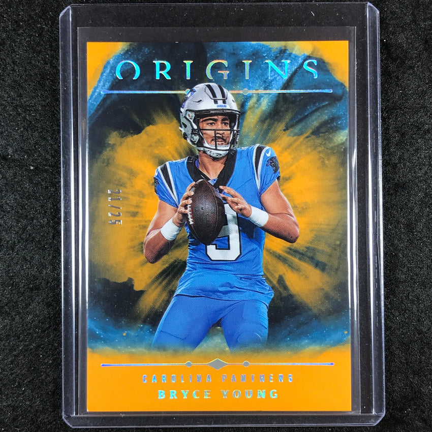 2024 Origins Football BRYCE YOUNG Base Gold 21/25 #100