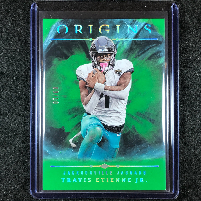 2024 Origins Football TRAVIS ETIENNE JR. Base Green 9/10 #63