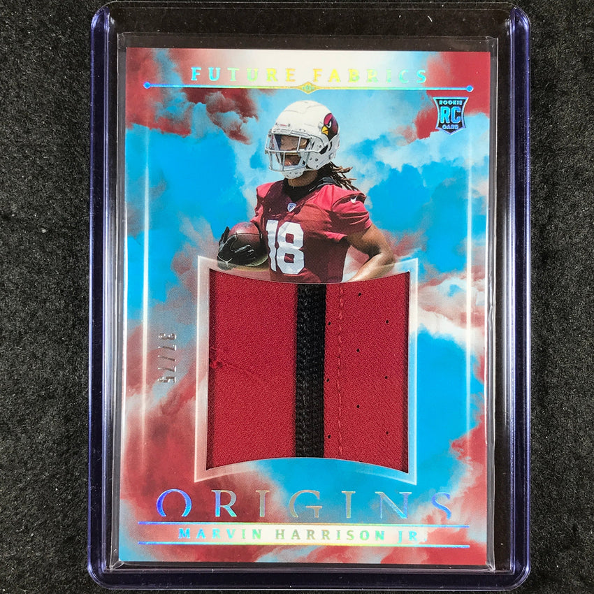 2024 Origins Football MARVIN HARRISON JR. Future Fabrics Rookie Patch 37/75