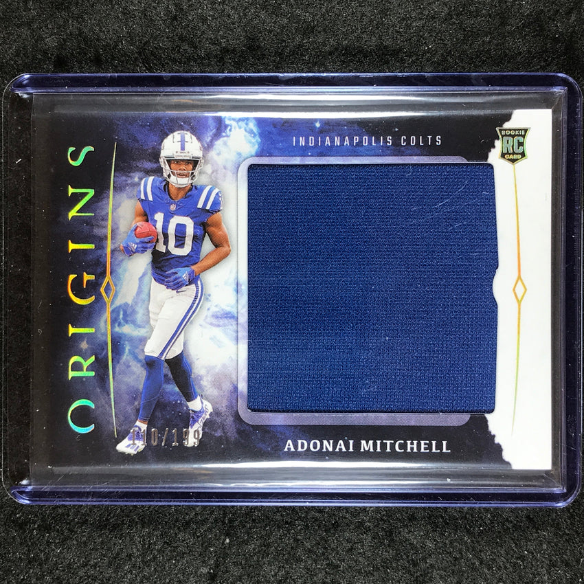 2024 Origins Football ADONAI MITCHELL Rookie Jumbo Jerseys Relic 110/199