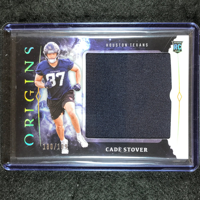 2024 Origins Football CADE STOVER Rookie Jumbo Jerseys Relic 180/199