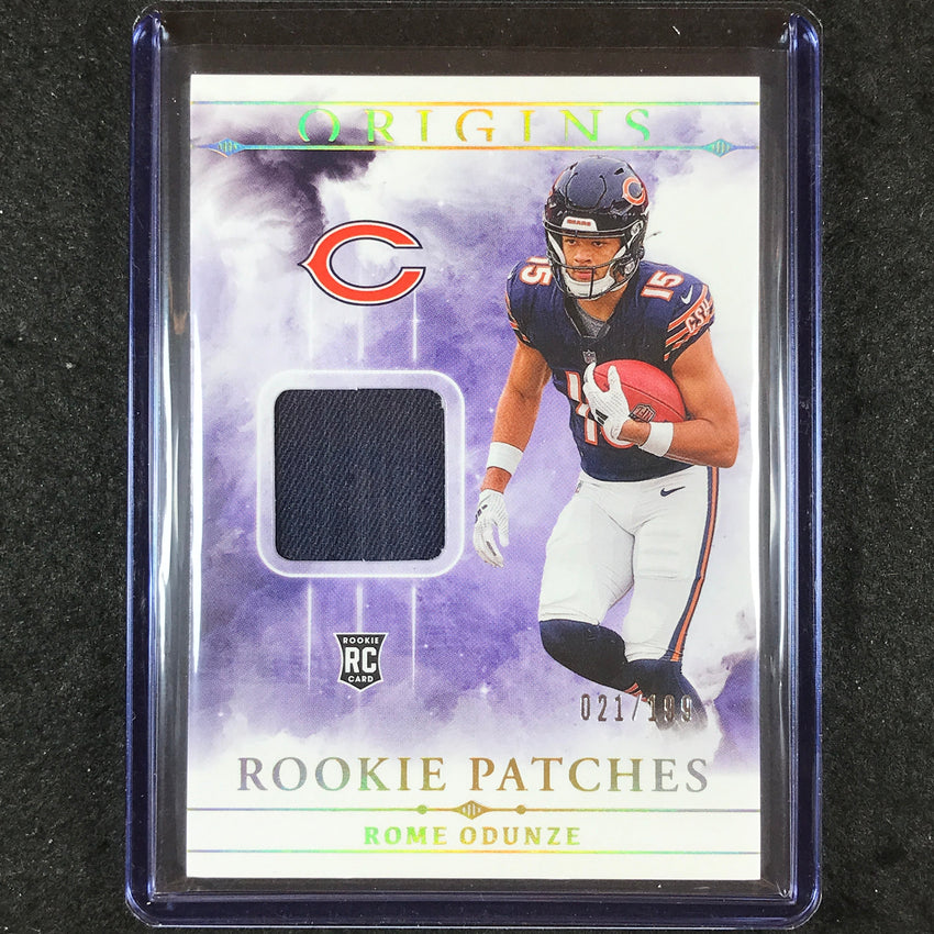 2024 Origins Football ROME ODUNZE Rookie Patches Jersey Relic 21/199