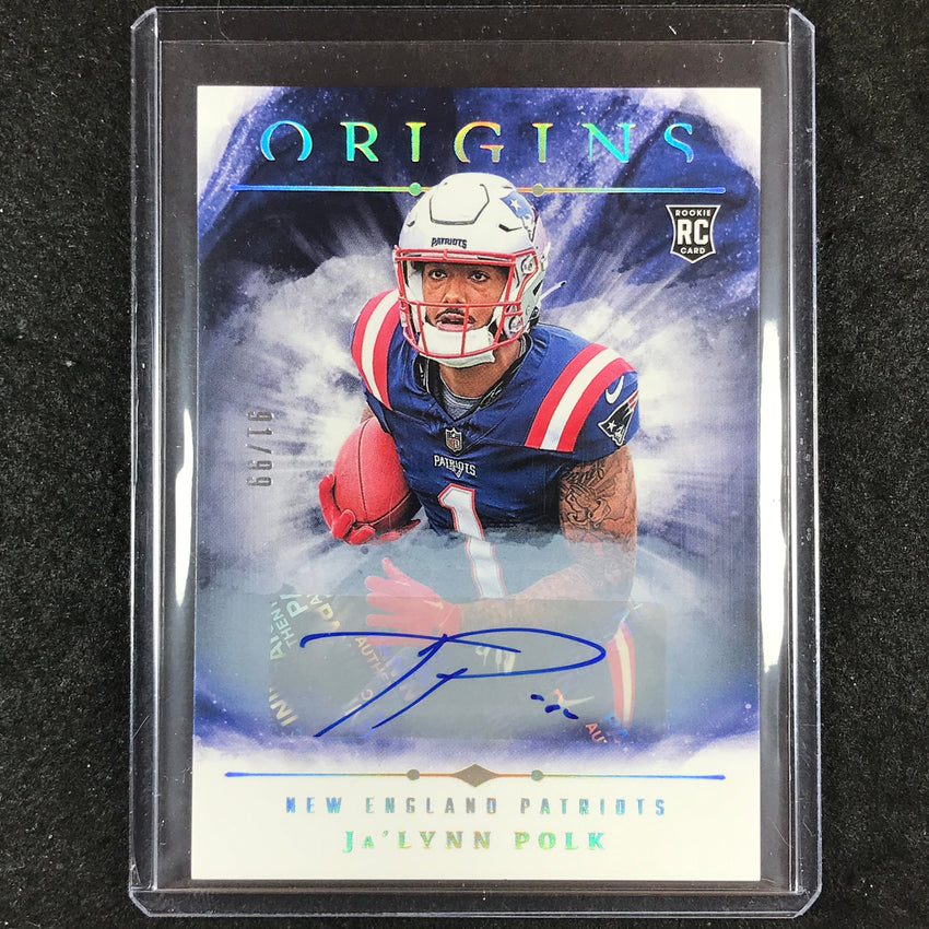2024 Origins Football JA'LYNN POLK Rookies Signatures Auto 91/99
