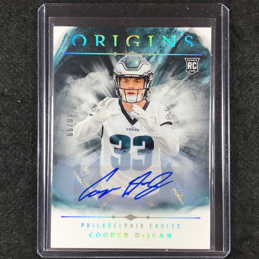 2024 Origins Football COOPER DEJEAN Rookies Signatures Auto 10/99
