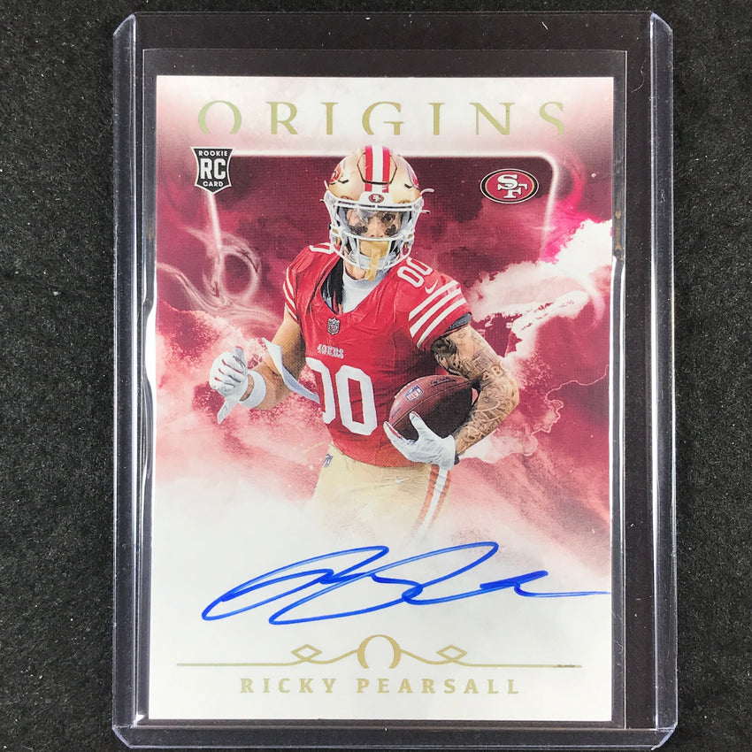 2024 Origins Football RICKY PEARSALL Rookie Autographs Base #RPE