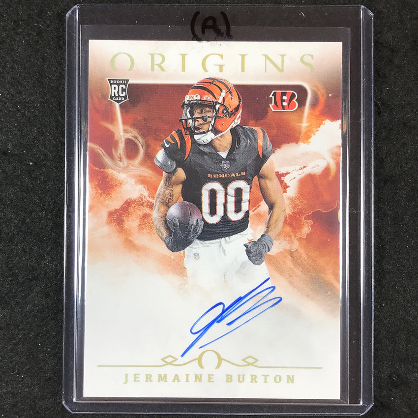 2024 Origins Football JERMAINE BURTON Rookie Autographs Base #JBU (A)