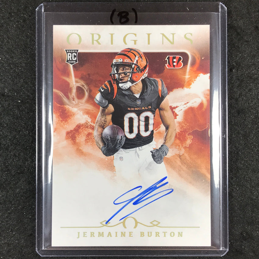 2024 Origins Football JERMAINE BURTON Rookie Autographs Base #JBU (B)