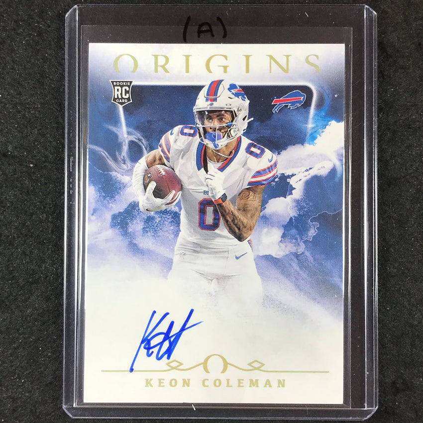 2024 Origins Football KEON COLEMAN Rookie Autographs Base #KCO (A)