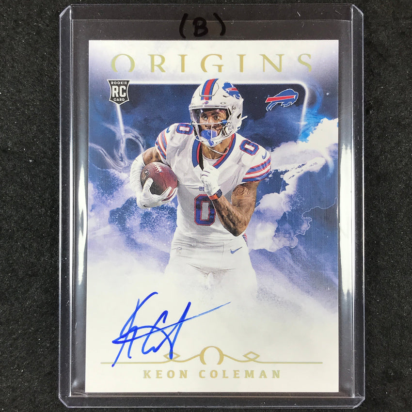 2024 Origins Football KEON COLEMAN Rookie Autographs Base #KCO (B)