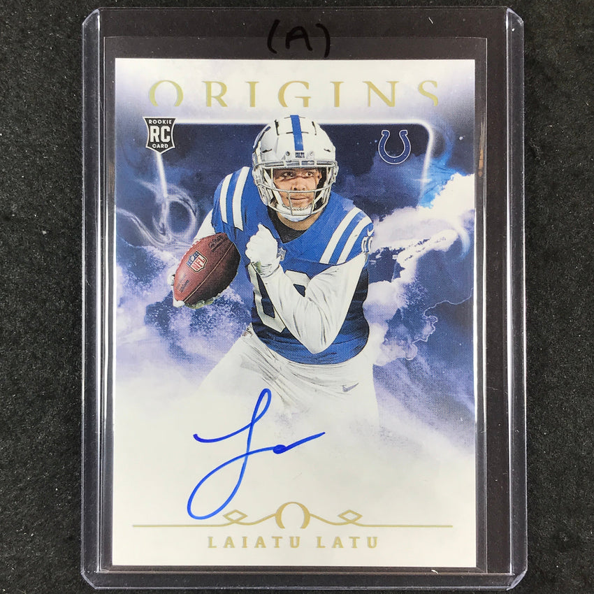 2024 Origins Football LAIATU LATU Rookie Autographs Base #LLA (A)