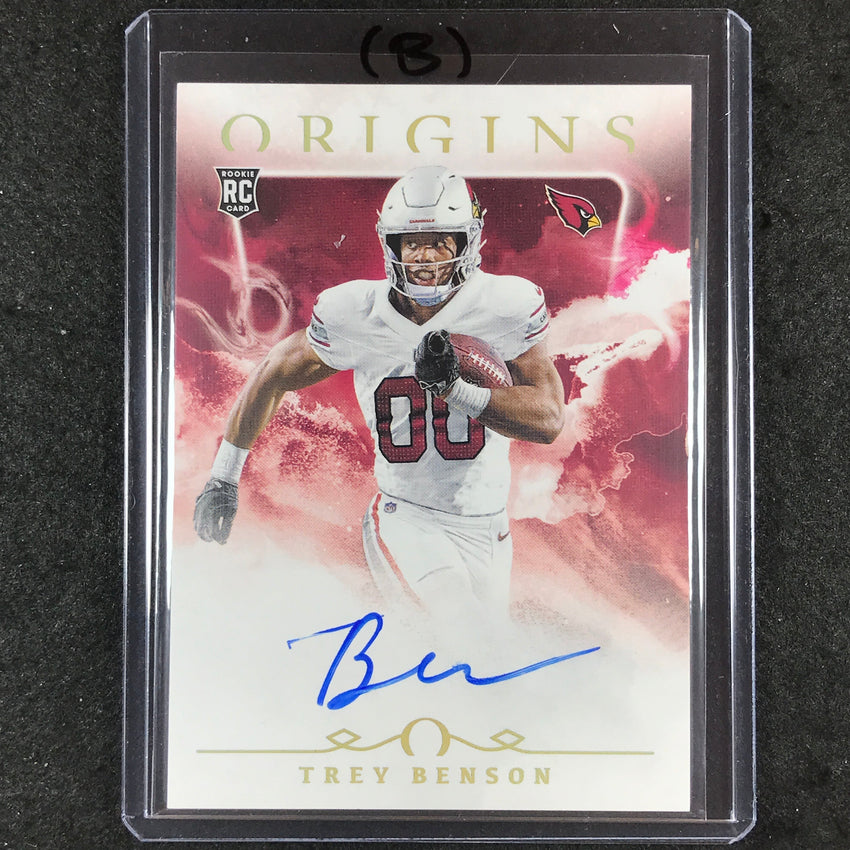 2024 Origins Football TREY BENSON Rookie Autographs Base #TBE (B)