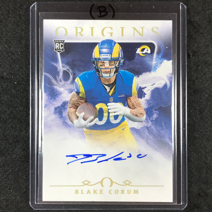 2024 Origins Football BLAKE CORUM Rookie Autographs Base #BCO (B)