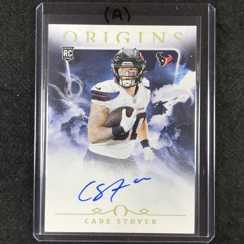 2024 Origins Football CADE STOVER Rookie Autographs Base #CST (A)