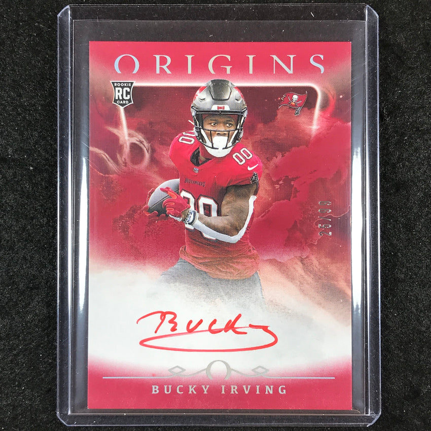 2024 Origins Football BUCKY IRVING Rookie Autographs Red 25/99