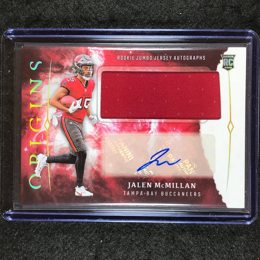 2024 Origins Football JALEN MCMILLAN Rookie Jumbo Jersey Auto Base #JML