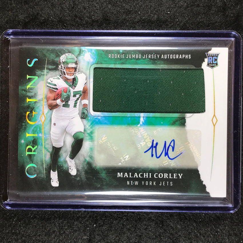 2024 Origins Football MALACHI CORLEY Rookie Jumbo Jersey Auto Base #MCO